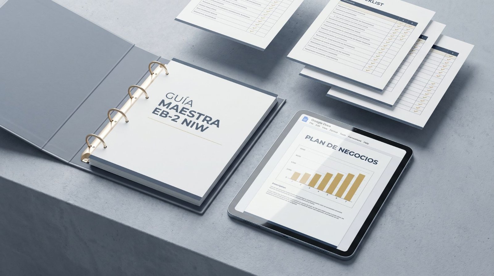 Mockup de los Materiales del Curso